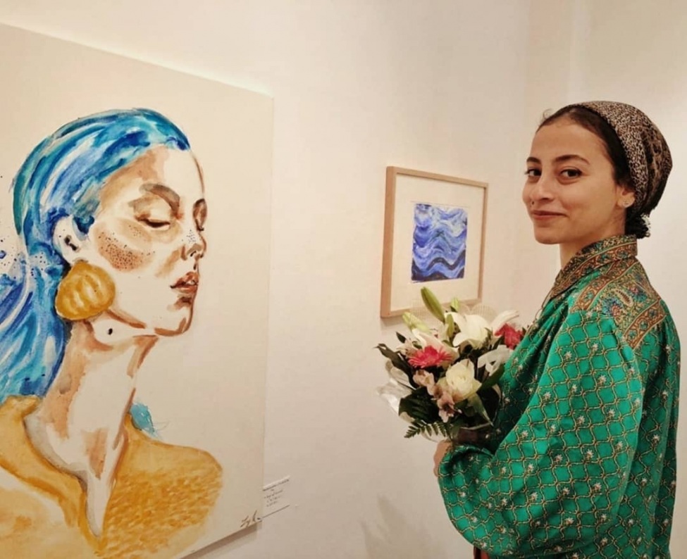 Laila El Sawi konnte 2019 ihre erste eignen Ausstellung verwirklichen