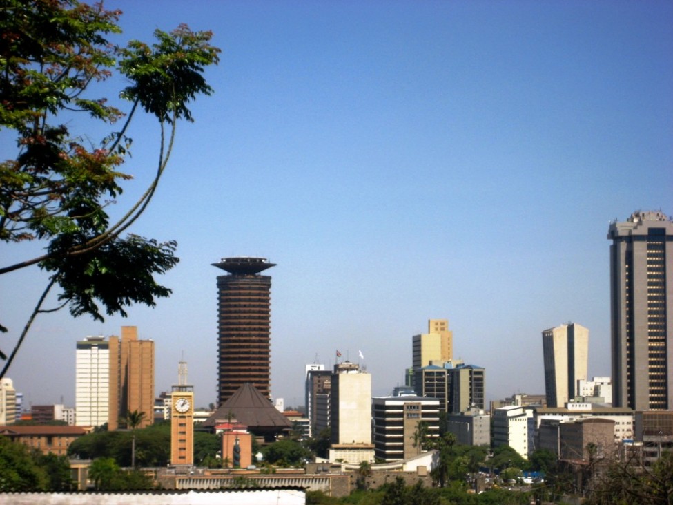Blick auf Nairobi